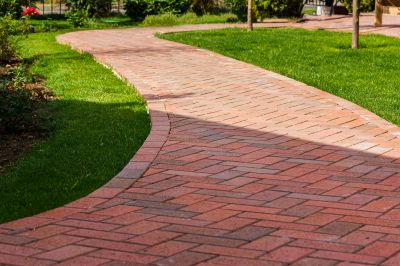 Damaged Brick Pathway