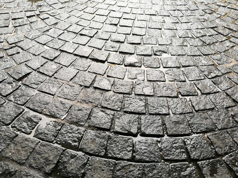 Completed Concrete Walkway